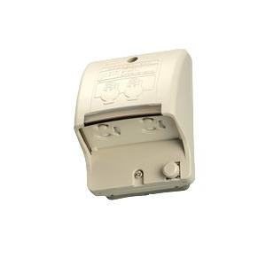 東芝ライテック DC1392E(C) アースターミナル付 接地防水ダブルコンセント（露出ボックス対応形） | 