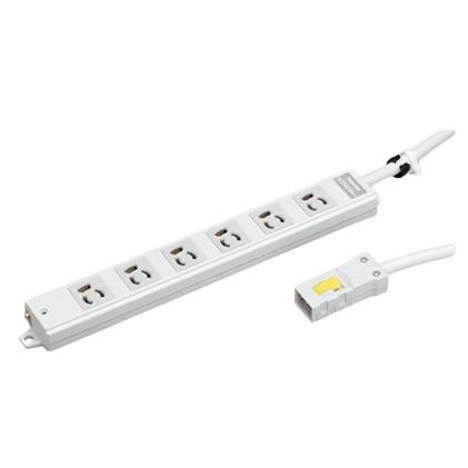 東芝ライテック DC8126EN-3 ハーネス用OAタップ6コ口 抜け止め ケーブル長3m DC8126EN3 | TOSHIBA