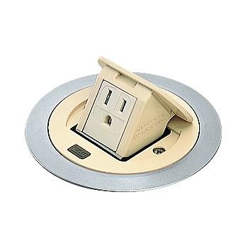 パナソニック DU1102WT F型アップコン(電線管工事用)アース付アイボリー 2P15A 125V 1コ口 アース付 | Panasonic