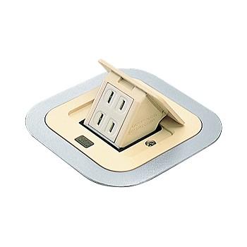 パナソニック DU1300WT F型アップコン(電線管工事用)F型アップコン角型 アイボリー 2P15A 125V 2コ口 | Panasonic