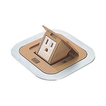 パナソニック DU1302ATK ビル用F型アップコン角型 1コ口アース付 バーチ 2P 15A 125V | Panasonic