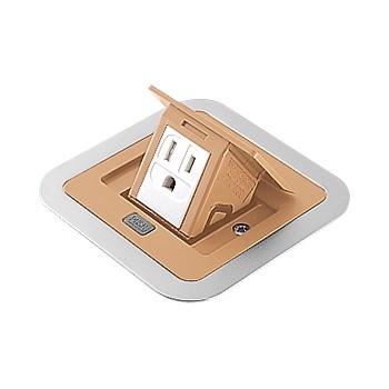 パナソニック DU1302F 住宅用F型アップコン角型 1コ口アース付 ナチュラルバーチ 2P 15A 125V | Panasonic