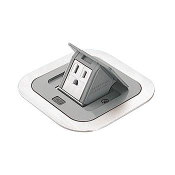 パナソニック DU1302HT F型アップコン(電線管工事用)F型アップコン角型 アース付グレー 2P15A 125V 1コ口 アース付 | Panasonic