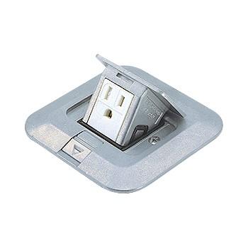 パナソニック DU5342P アップコンシルバー(ビル・店舗用)角型 1コ用 アース付 2P15A 125V | Panasonic