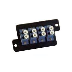 【受注品】寺田電機 FJJ61200 アダプタープレート 8芯 LC(2連式) | 