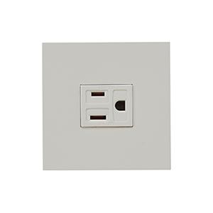 【受注品】神保電器 HTL-1503 HTL接地コンセントセット ピュアホワイト | 