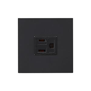 【受注品】神保電器 HTL-1505 HTL接地コンセントセット ソフトブラック | 