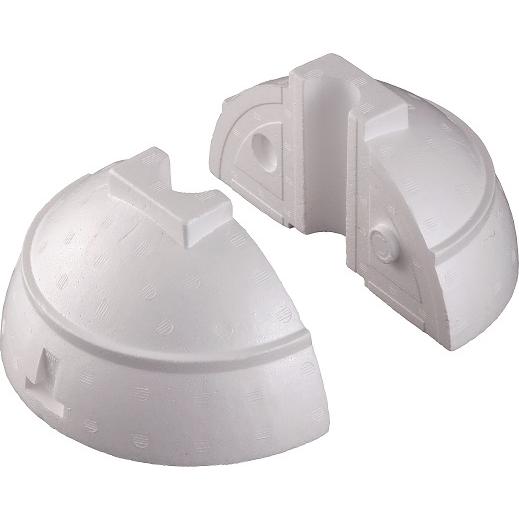 未来工業 KDZH-50 貫通用断熱材（半割れタイプ）ケーブル用 10個入 【KDZH-50】 | 未来工業