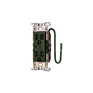 明工社 ML1272T3M ML医用接地埋込ダブルコンセント (緑) C形 通電表示ランプ付 | 