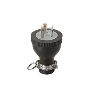 明工社 MP2523 ゴムプラグ 3P 15A 250V | 