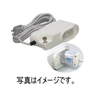 明工社 MR7370TD3 病院用接地タップKタイプ(白) VCT ケーブル3m ランプなし 医用接地プラグ付 | 