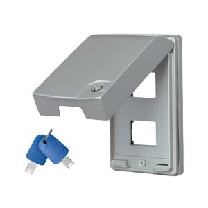 東芝ライテック NDG7322 キー付ロック付金属防滴プレート（2コ用） | 