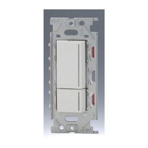 神保電器 NKW02012PW 3路チェックランプ付きダブルスイッチセット  JIMBO | 