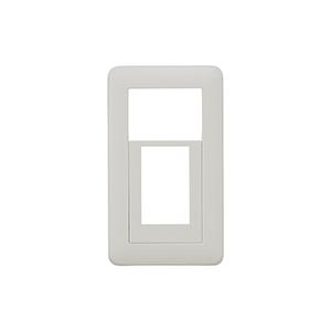 神保電器 NWC-5 J・WIDE SLIM シリーズ スイッチコンセントプレート1連用 (2口) | 