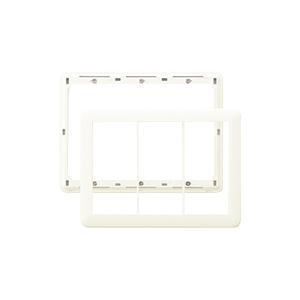 神保電器 NWP-3 J・WIDE SLIM シリーズ スイッチプレート 3連用 | 