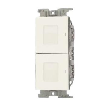 神保電器 NWSM02001WPW J・WIDE SLIMシリーズ 組み合わせ 15A 300V 1連 2個用 | 