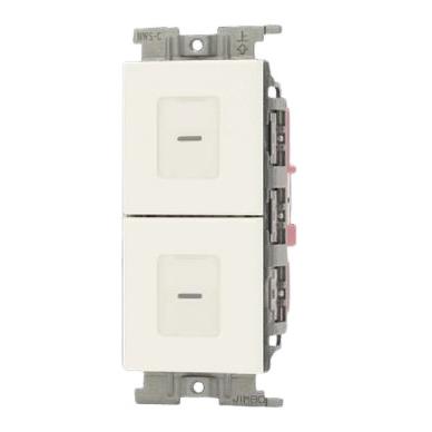 【受注品】神保電器 NWSM02771WPW 電子式スイッチ ガイド・チェック用 並列操作形 | 