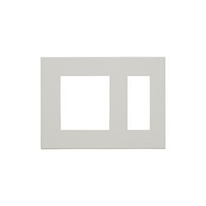 神保電器 QWD-NT3 J・WIDE SLIMシリーズ スリムスクエア 2ピースコンセントプレート SNL3用+3口 | 