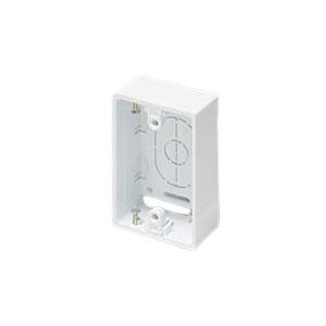 マサル工業 SFBA12 ニュー・エフモール付属 露出ボックス 1個用 浅型 ホワイト | 