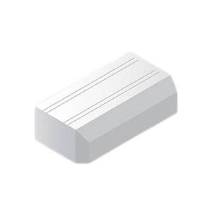 マサル工業 SFME12 ニュー・エフモール付属品 エンド 1号 ホワイト | 