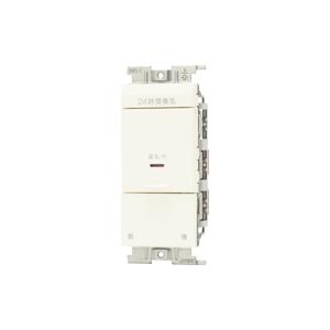 神保電器 VJSN-33L J・WIDE SLIMシリーズ 24時間換気用メインスイッチ+風量切換スイッチ（片切チェック用3線式） | 