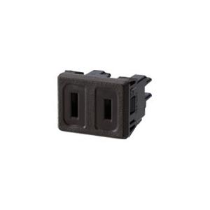 【受注品】 パナソニック WCF1013A 機器用 15A125Vはめ込みコンセント 横型(極性付)(チョコ) | Panasonic