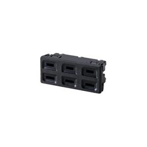 【受注品】 パナソニック WCF1031B 機器用 15A125Vはめ込み3コ用コンセント(極性付)(黒) WCF1031B | Panasonic