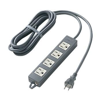 パナソニック WCH2334B OAタップ(接地15A形)(4コ口・ブラック)(3mコード付)(マグネット付) | Panasonic