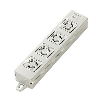 パナソニック WCH2604H OAタップ(接地15A引掛形)(4コ口・グレー)(マグネット付)適用コード3心ビニル キャブタイヤ丸形コード(VCTF)2.0m | Panasonic