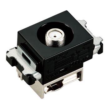 パナソニック WCS3013B 埋込ホーム用高シールドテレビターミナル（電流通過形）（10〜3224MHz）(ブラック) | Panasonic