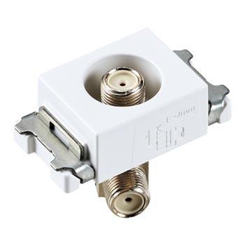 パナソニック WCS3814MCW 埋込高シールドテレビターミナル(電流通過形)(10〜3224MHz)(マットセラミックホワイト) | Panasonic