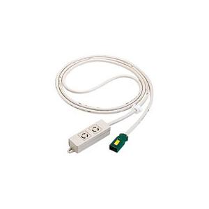 パナソニック WFA6732HG ハーネス用OAタップ(キャブタイヤケーブル付)接地2P15A 125V引掛2コ口 3m グレー | Panasonic