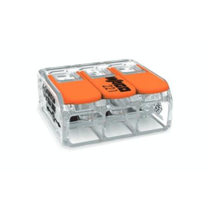 ワゴ WFR-3L ワンタッチコネクター 1箱（30個入）【WFR3L】 | 