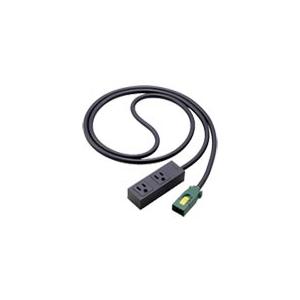 パナソニック WFS6532MB EASYワイヤリング分岐ケーブル方式ハーネス用S-OAタップ（接地2P15A）（2コ口）(マットブラック)（3m） | Panasonic