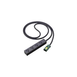 パナソニック WFS6534MB EASYワイヤリング分岐ケーブル方式ハーネス用S-OAタップ（接地2P15A）（4コ口）(マットブラック)（3m） | Panasonic