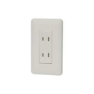 神保電器 WJ03401PW J・WIDEシリーズ ダブルコンセント セット品 | 