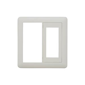 神保電器 WJC-S3 J・WIDEシリーズ スイッチコンセントプレート2連用(スイッチ+3口) | 