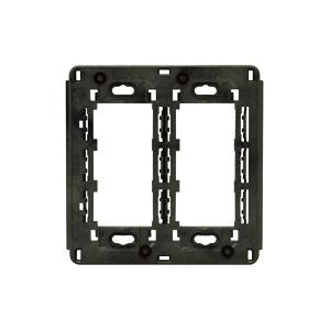 神保電器 WJK-2 J・WIDEシリーズ 絶縁取付枠 (J・WIDEコンセント専用取付枠) 2連用 | 