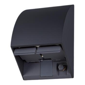 パナソニック WK4672B スマート接地防水ダブルコンセント(防水・防塵保護カバー付)(アースターミナル付)(露出・埋込両用)(ブラック) | Panasonic