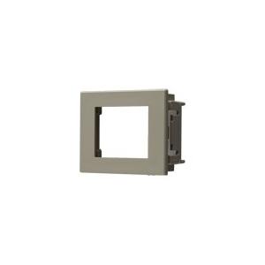 パナソニック WN3501H 機器組込用プレート(絶縁ワンタッチ取付枠付)1コ用(グレー) | Panasonic