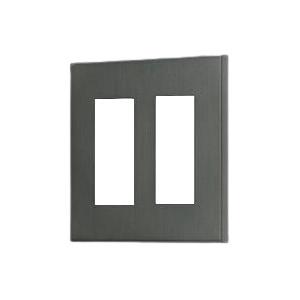 神保電器 WSBD-33 J・WIDE SLIM SUSTE コンセントプレート 2連用 ブラック | 