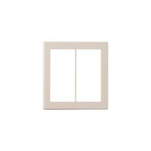 パナソニック WT8102F コスモシリーズワイド21 スイッチプレート(2連用)(ベージュ) | Panasonic