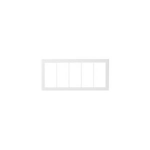 パナソニック WT8105W コスモシリーズワイド21 スイッチプレート(5連用)(ホワイト) | Panasonic