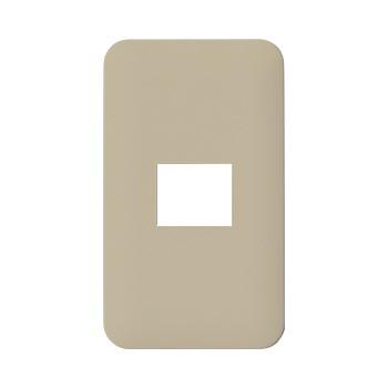 パナソニック WTF7001F コスモシリーズワイド21 コンセントプレート(1コ用)(ベージュ) | Panasonic