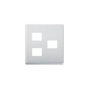 パナソニック WTF9273 新金属コンセントプレート 2型 3コ用(2コ+1コ用) | Panasonic