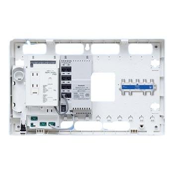 パナソニック WTJ5366 マルチメディア ポートSギガ (10/100M/1GスイッチングHUB)(8分配器<10〜3224MHz>) (光コンセント) | Panasonic