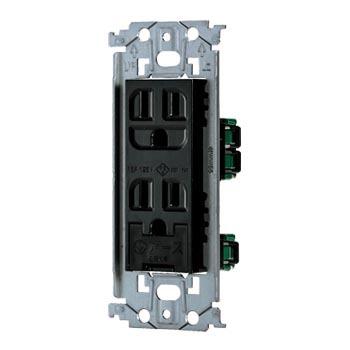 パナソニック WTL11323B 埋込アースターミナル付接地ダブルコンセント(金属枠付）(ブラック) | Panasonic