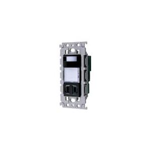 パナソニック WTL4065BK 埋込熱線センサ付ナイトライト(LED:電球色)(明るさセンサ・コンセント付)(ブラック) | Panasonic