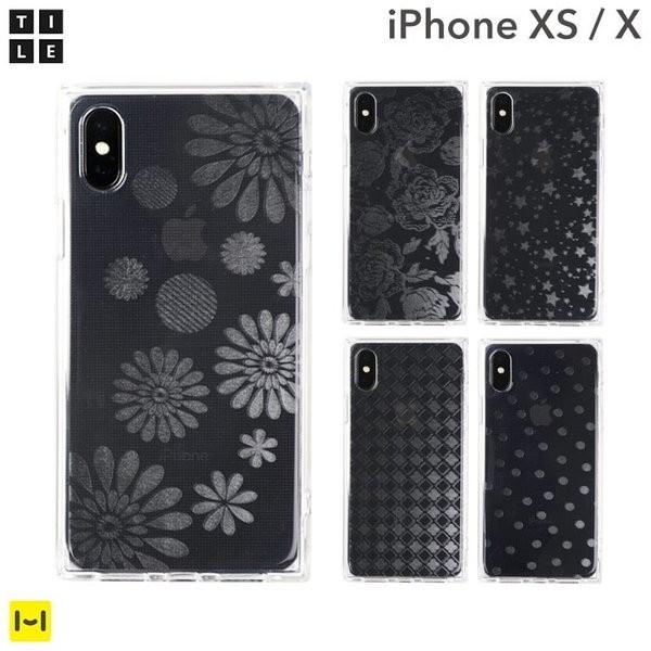 Iphone Xs ケース かわいい Iphone X ケース スクエア 四角 Tile Tpu ソフトシリーズ Eyle Iphone スマホケースのiplus 通販 Paypayモール