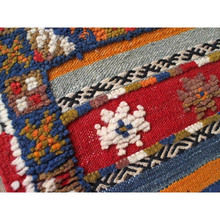 モロッコキリム タズナフト 103x65cm 凹凸のあるパイル織りミックス